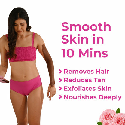 MEEOOW - 4-in-1 Rose Body Wax Powder Mask