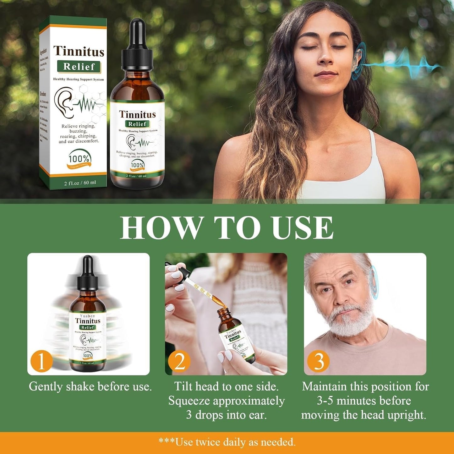 Tinnitus Relief Drops