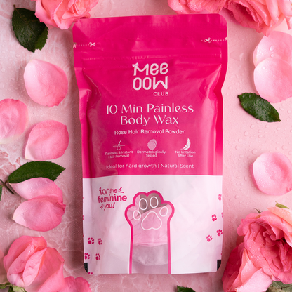 MEEOOW - 4-in-1 Rose Body Wax Powder Mask