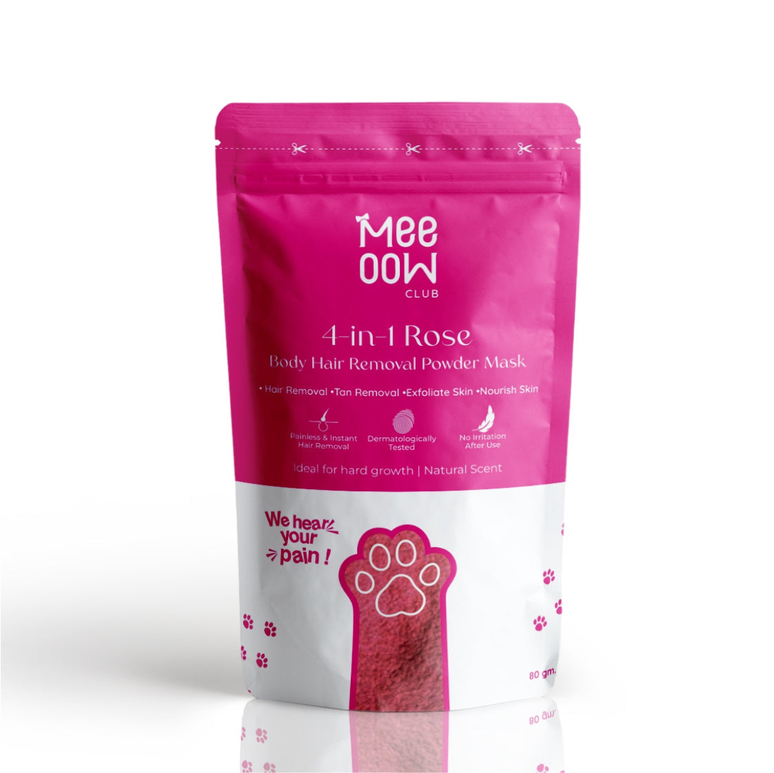 MEEOOW - 4-in-1 Rose Body Wax Powder Mask